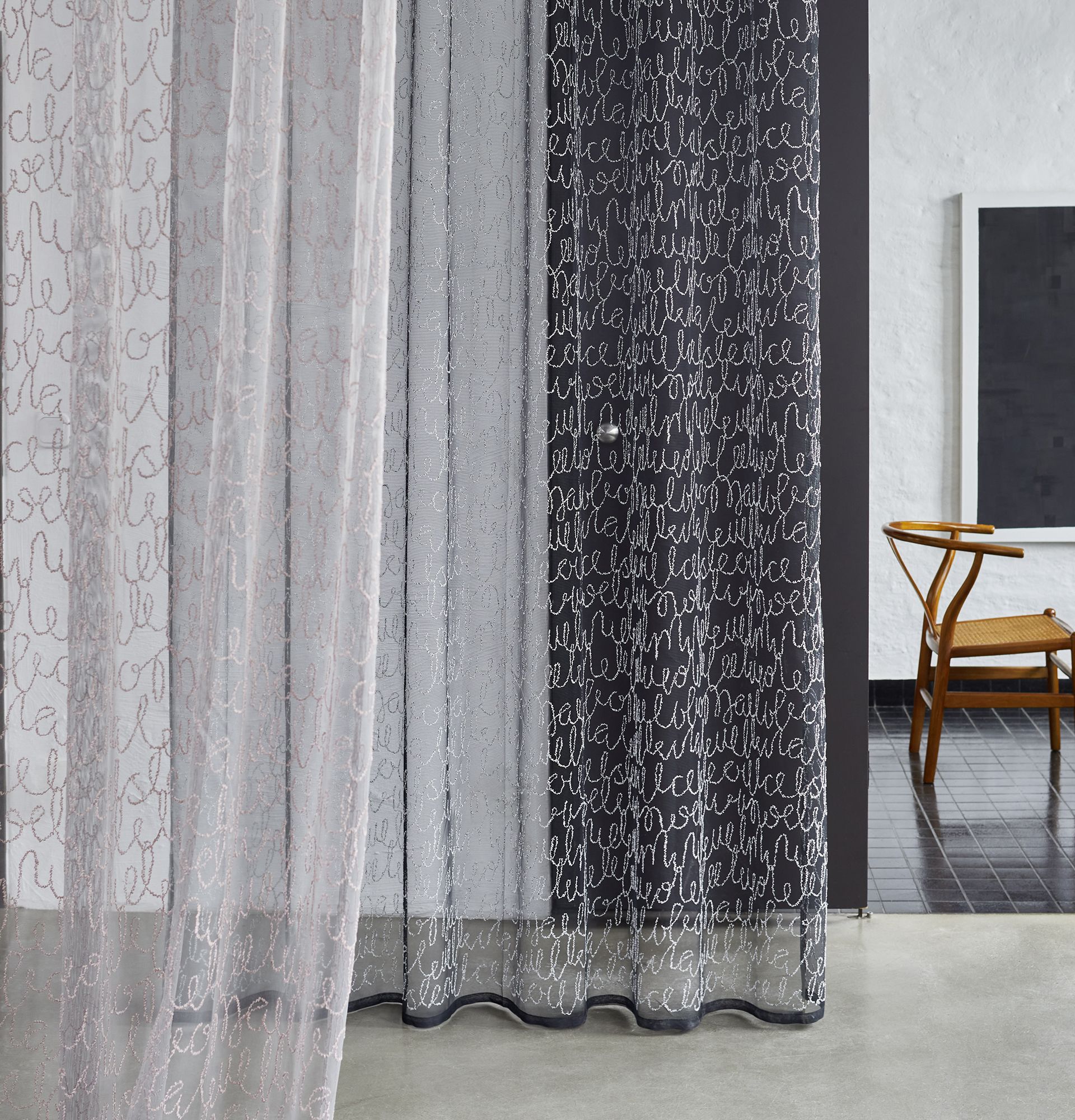 POEM - Création Baumann - Transparent curtain fabric