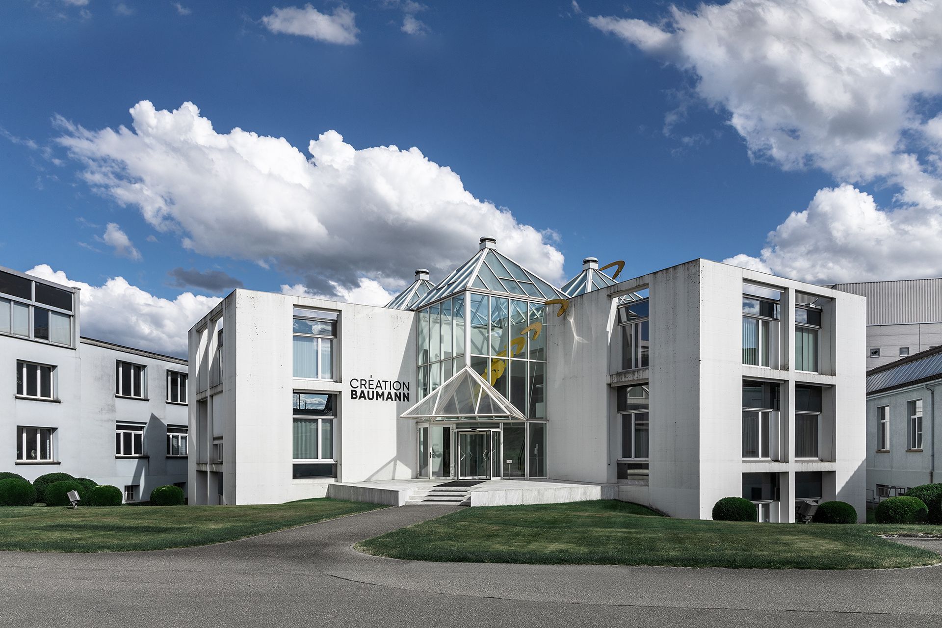 Gebäude, Création Baumann, Hauptsitz, Langenthal