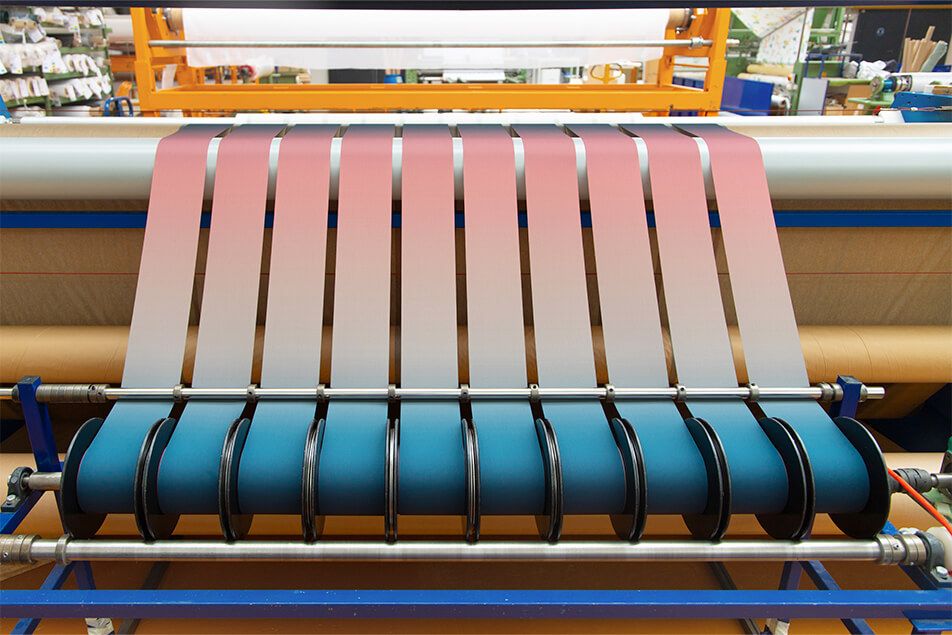 バーチカルブラインドの生地の質感01 織りと素材の美しさ