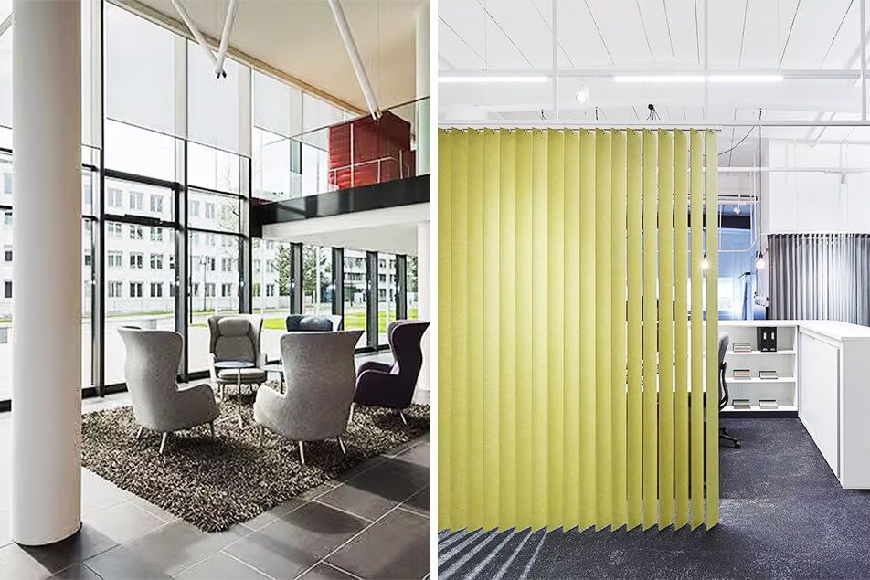 ロールスクリーンとバーチカルブラインド 生地の質感03 機能性ファブリックとしての性能