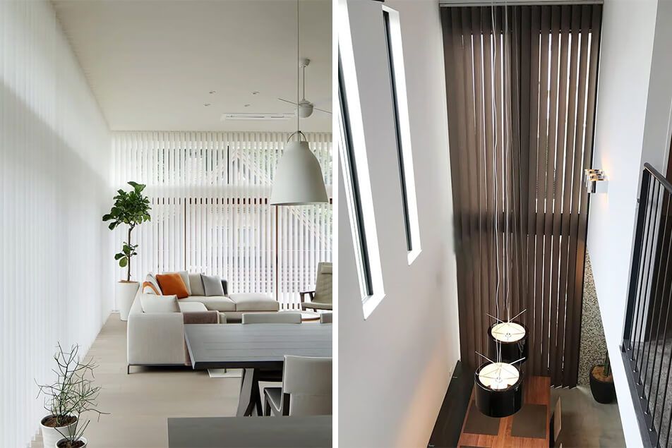 バーチカルブラインドのおすすめ設置場所01 大開口・吹抜窓での対応力